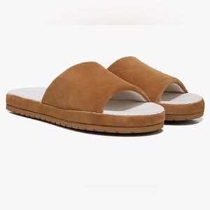 New Vince Karina-2 indoor/outdoor tan suede sandals size 8